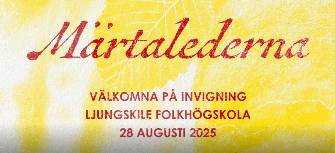 Välkommen till invigning av Märtalederna