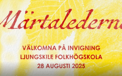 Välkommen till invigning av Märtalederna