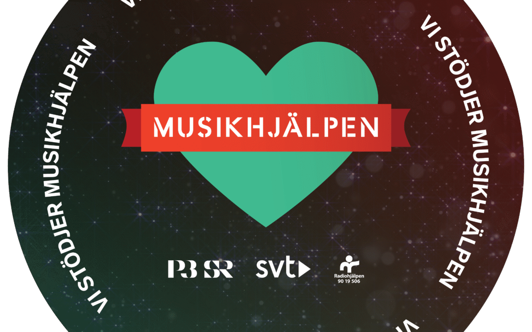 Vi stödjer Musikhjälpen
